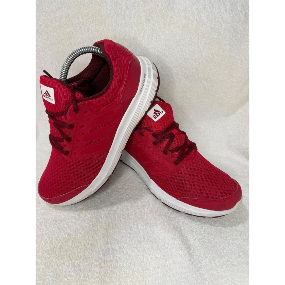Adidas Galaxy 4 Red Cloudfoam Running Shoes Womens 8.5 BA8206